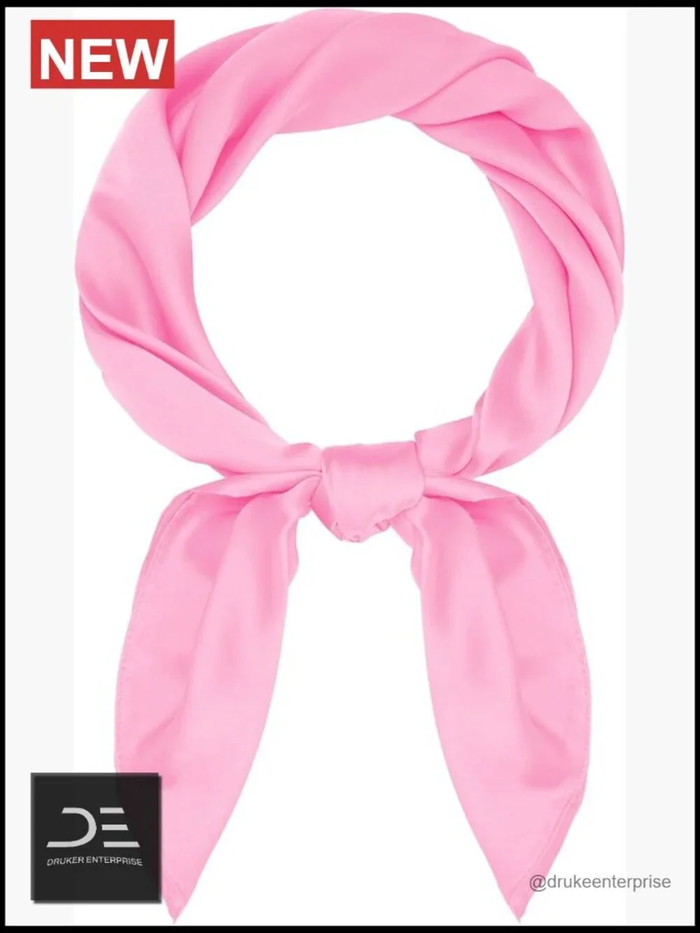 Satin Square Scarf 27.5 inch Fashion Neck Hair Scarf Handkerchief Bandana